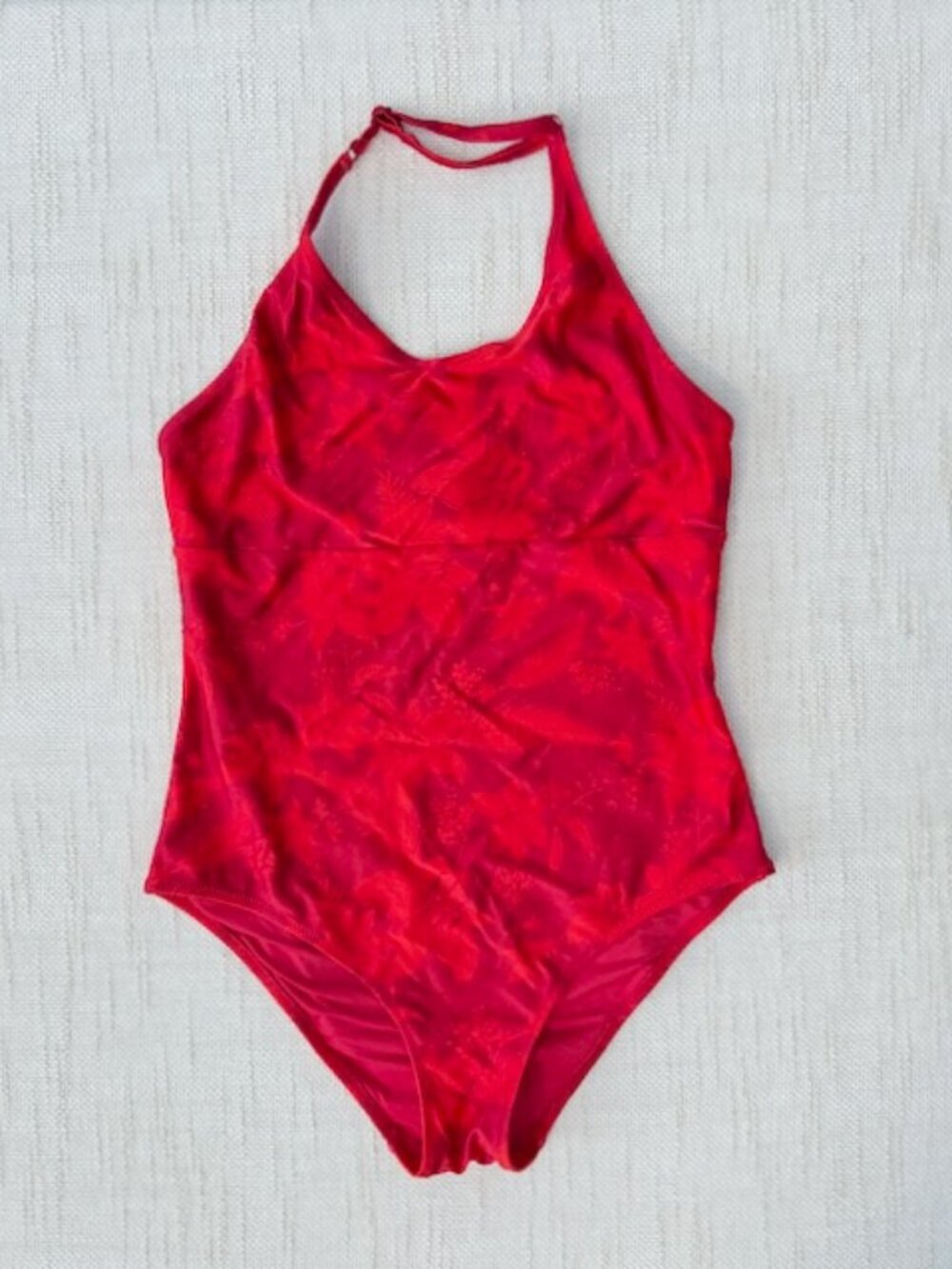 Vilebrequin Girls Sz 14 Red Halter Swimsuit